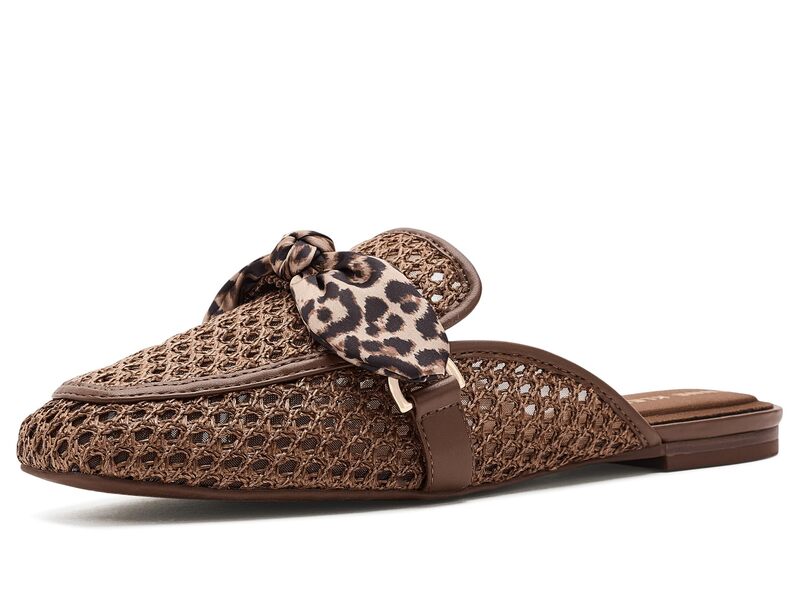 アンクライン レディース シューズ サンダル Anne Klein Avery Brown Leopard 赤銅色