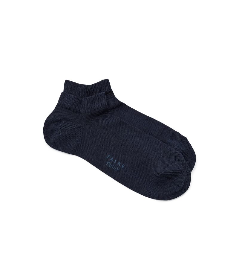 ファルケ レディース アンダーお召しもの ソックス スニーカー 綿織物 Falke Family Cotton Sneaker Sock Dark Navy 米国海軍