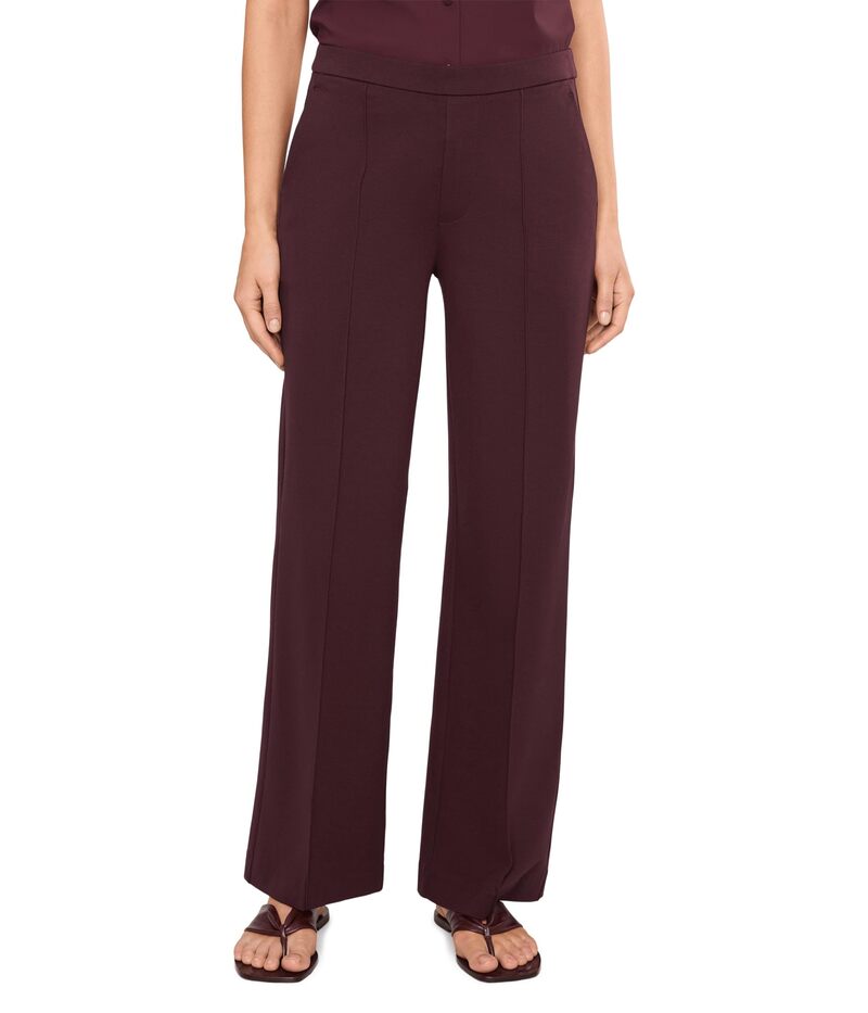 リヴァプール 天使の都市 レディース ボトムス 心地よいズボン下 ワイドレッグ Liverpoolos Angeles Kayla Mid-Rise Pull-On Wide Leg Trousers 31\" Dark Oxblood オックスブラッド"