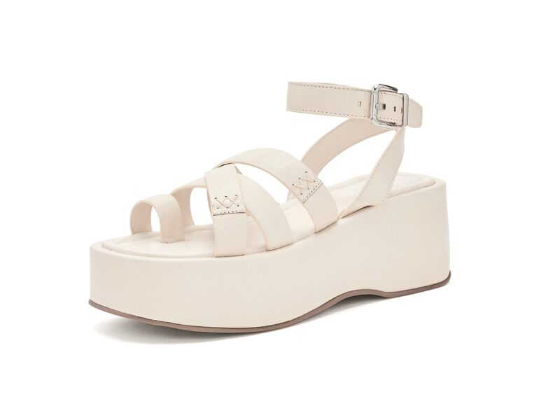 フリーピープル レディース シューズ 踵 サンダル Free People Hazel Flatform Sandals Bone Leather