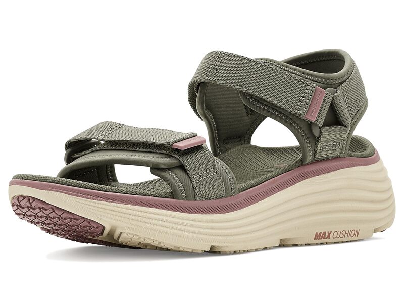 スケッチャーズ レディース シューズ サンダル Skechers Performance On-The-Go Max Cushioning Endeavour Sandals Olive オリーブ