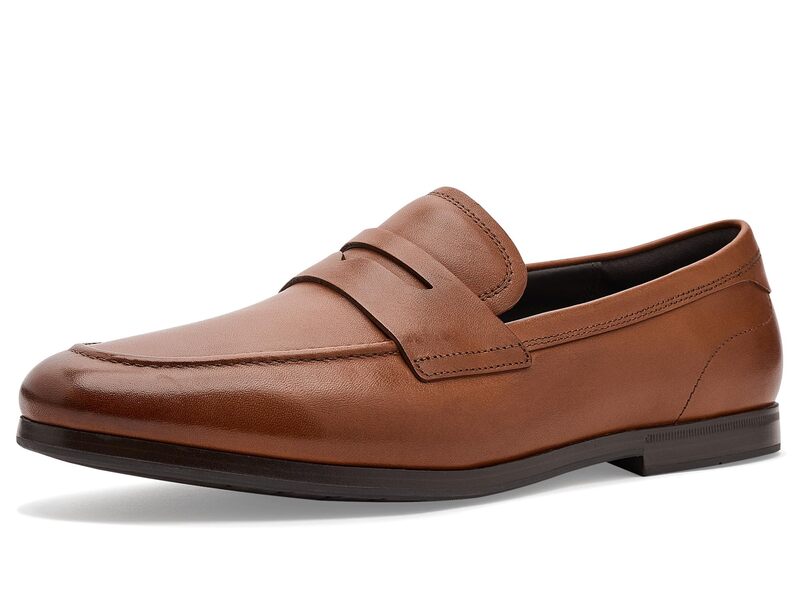 電話を掛けるハーン メンズ シューズ スリッポン・ローファー Cole Haan Wyeth Grand Penny Loafers British Tan /Da タン