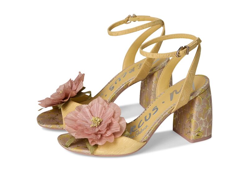 サーカス NY バイ サムエデルマン レディース シューズ 踵 Circus Ny By Sam Edelman Aria Flower Dustyellow/バリウム 黄色