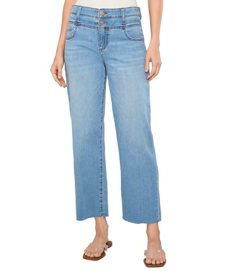 カットフロムザクロス レディース ボトムス ジーンズズボン下 ワイドレッグ Kut From The Kloth Charlotte High-Rise Wide Leg Unfazed
