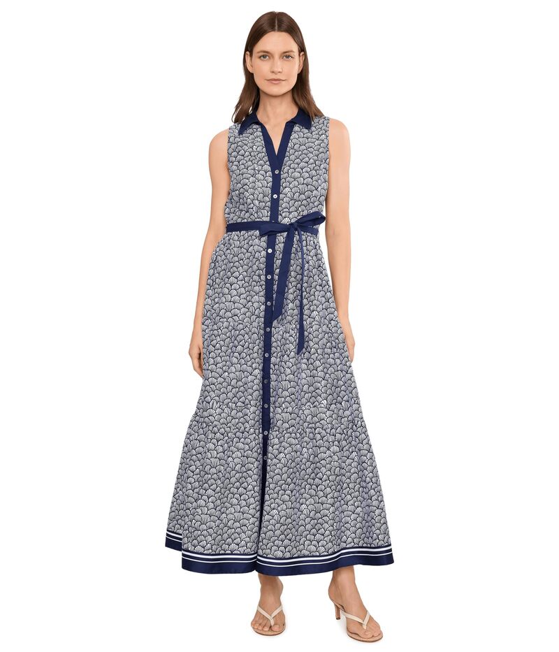 セセ レディース トップス 衣装 スポーツシャツ MIDI プルオーバー ノースリーブ Cece Sleeveless Polo Shirt Midi Dress Classic Navy 米国海軍