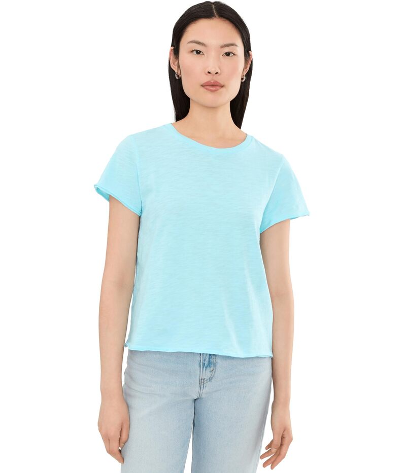 エリオットローレン レディース トップス プルオーバー 労働者の一団のど首 Elliott Lauren Garment Dye Tees - Short Sleeve Crew Neck Tee Island