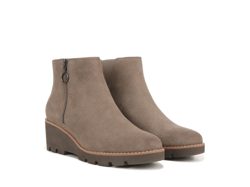 バイオニック レディース シューズ ブーツ・レインブーツ Vionic Hazal Stone Suede 石ころ
