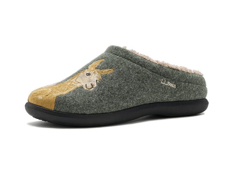 エルエルビーン レディース シューズ サンダル L.l.bean Daybreak Scuff Motif 2 Green/Llamas 緑であること