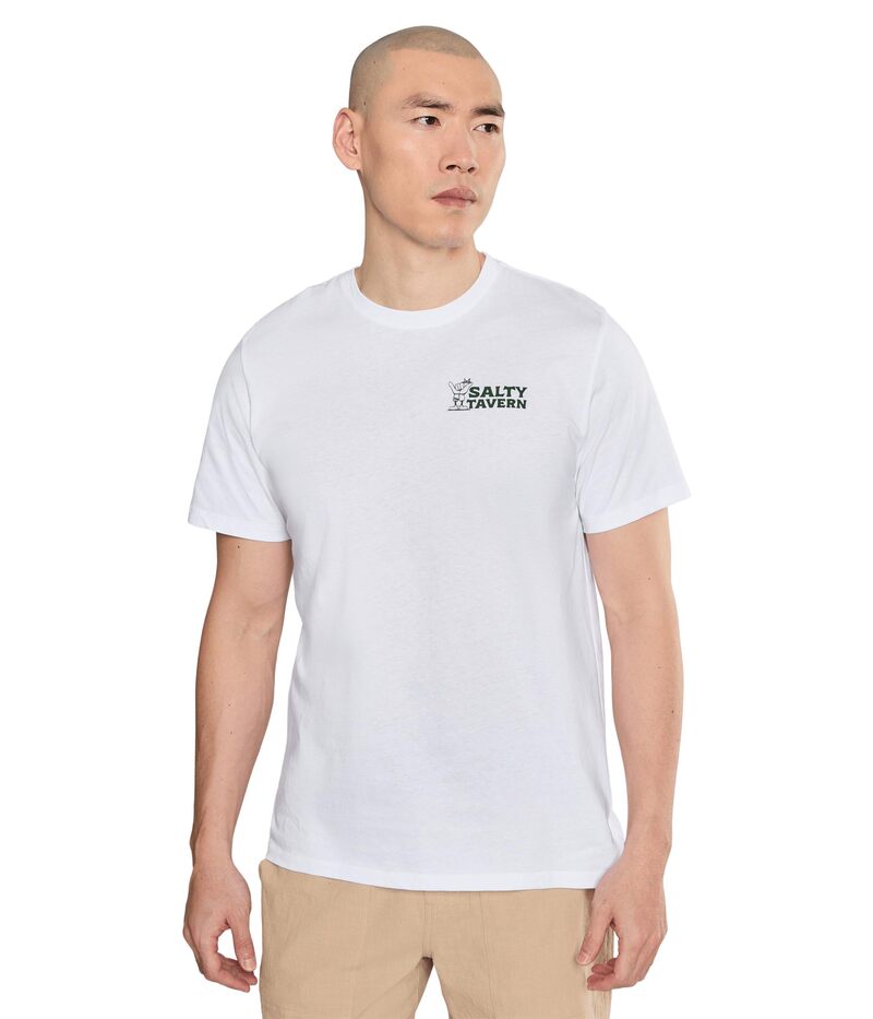 ハーレー メンズ トップス プルオーバー Hurley Salty Tavern Short Sleeve White 白いこと