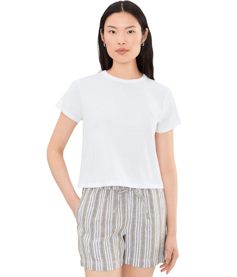 リラピー レディース トップス プルオーバー Lilla P Organic Boxy Tee White 白いこと
