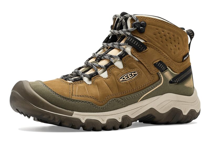 キーン レディース シューズ ブーツ・レインブーツ Keen Targhee 4 Mid Height Durable Comfortable Waterproof Coyote/Peach Fu 桃
