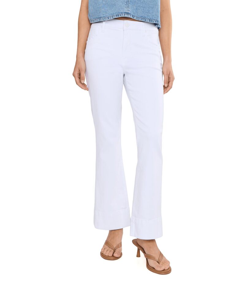 カットフロムザクロス レディース ボトムス ジーンズズボン下 プチ Kut From The Kloth Petite Stella High-Rise Fab Flare Optic White 白いこと