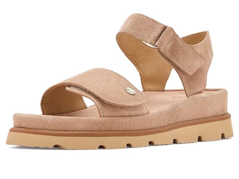 発条足取り レディース シューズ 踵 Spring Step Dixiemae Blush Suede 毛はらい