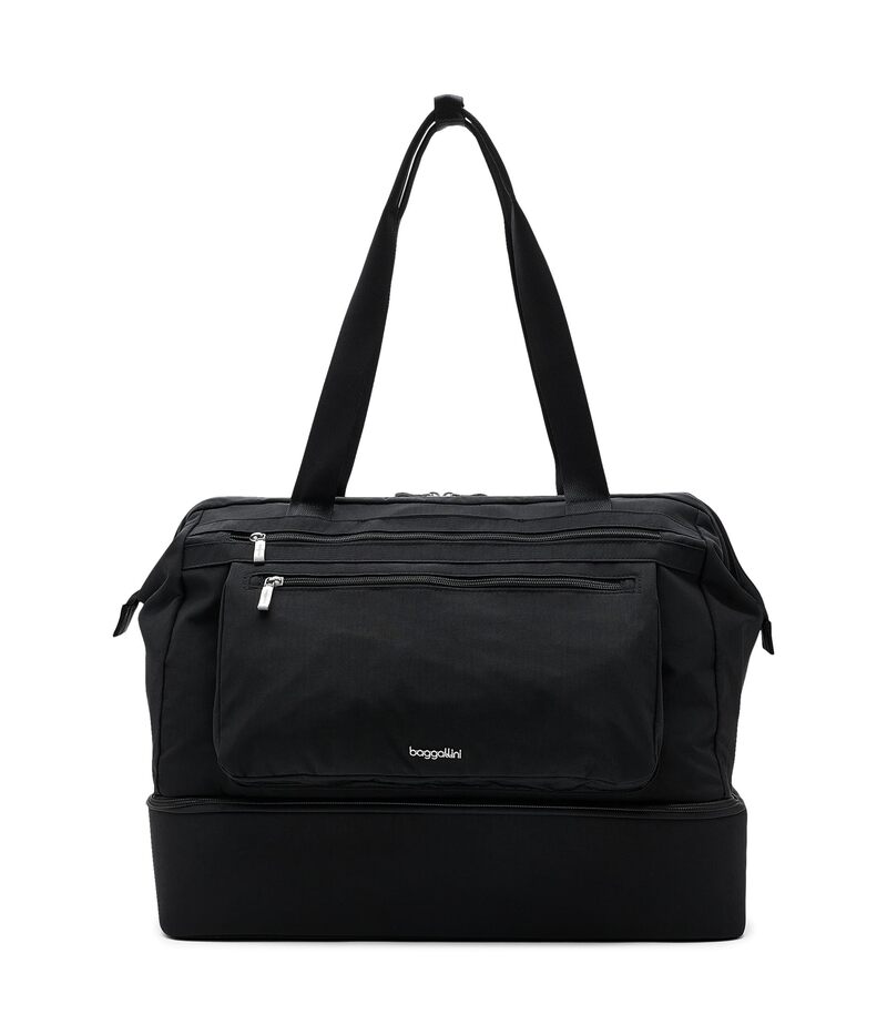 バッガリーニ レディース 御徒面子 Baggallini Modern Weekender Black 黒いこと