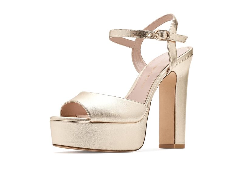 スチュアート ワイツマン レディース シューズ 踵 プラットホーム Stuart Weitzman Reade Platform Light Gold ゴールド