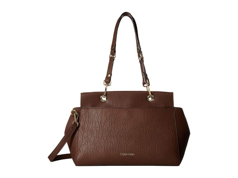 カルバンクライン ハンドバッグ Sonoma Bubble Lamb Novelty Satchel Walnut バッグ レディース