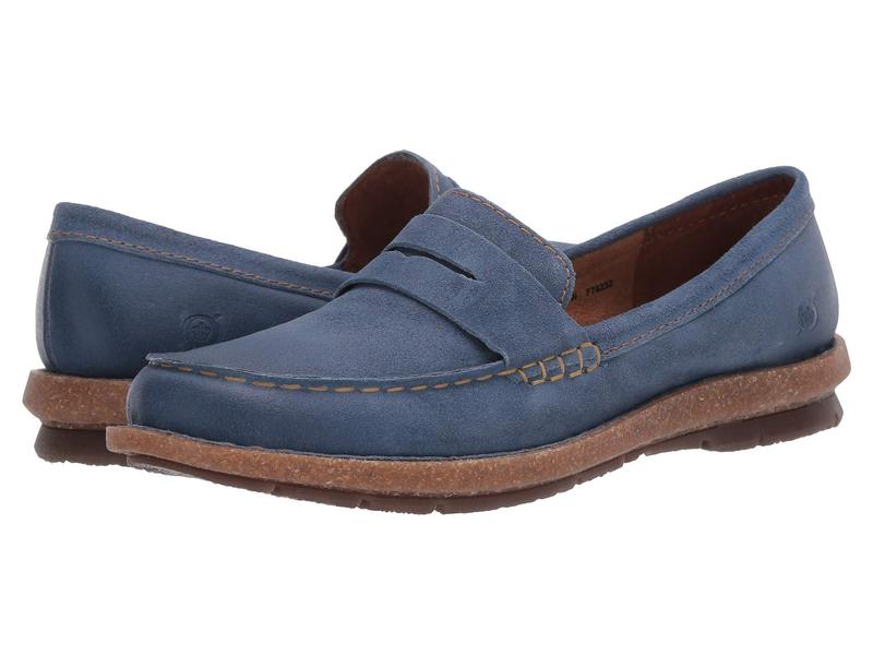 お買い得 Tok シューズ スリッポン ローファー レディース ボーン Light Dist Blue 07 Lightb Carmon Co Ao