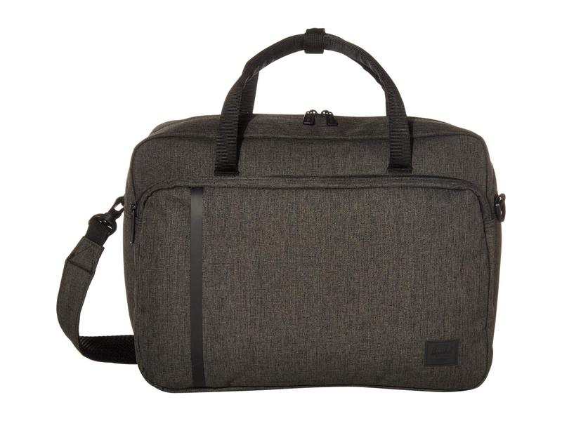 最新デザインの ハーシェルサプライ メンズ Crosshatc Black Gibson バッグ ショルダーバッグ 07 Blackc Rashiastrologer Com