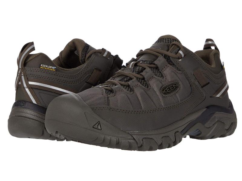 高級ブランド シューズ スニーカー メンズ キーン Targhee Olive Bla Black Wp Exp 07 Blacko Radiosinagoga Com