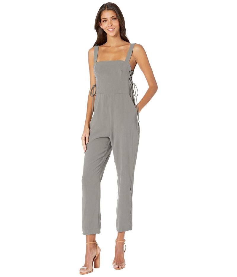 値引 楽天市場 bジェネレーション レディース ジャンプスーツ トップス Side Panel Lace Up Jumpsuit Tub Dark Moss Revida 楽天市場店 楽天ランキング1位 Advance Com Ec
