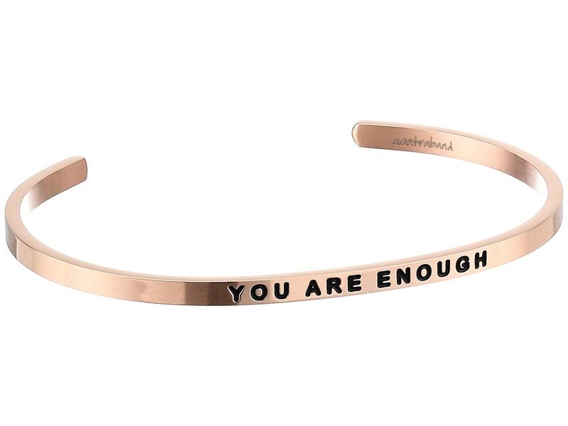 時間指定不可 楽天市場 マントラバンド メンズ ブレスレット バングル アンクレット アクセサリー You Are Enough Cuff Rose Gold Revida 楽天市場店 お1人様1点限り Www Kioskogaleria Com