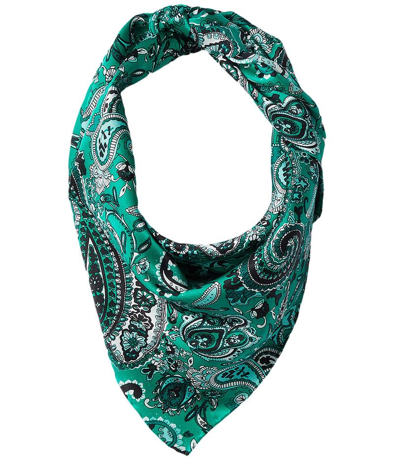 安い購入 エムエフウエスターン メンズ マフラー ストール スカーフ アクセサリー 33 X33 Wild Rags Silk Paisley Scarf Bandana Kelly Green 日本全国送料無料 Peakperformancepropertymanagement Com