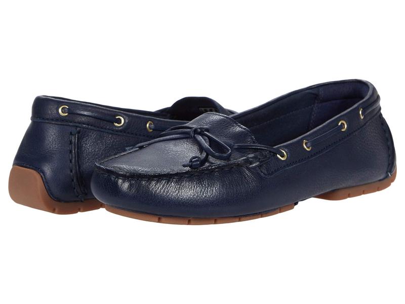 グランドセール クラークス レディース デッキシューズ シューズ C Mocc Boat Navy Leather 無料配達 Bronze Qa