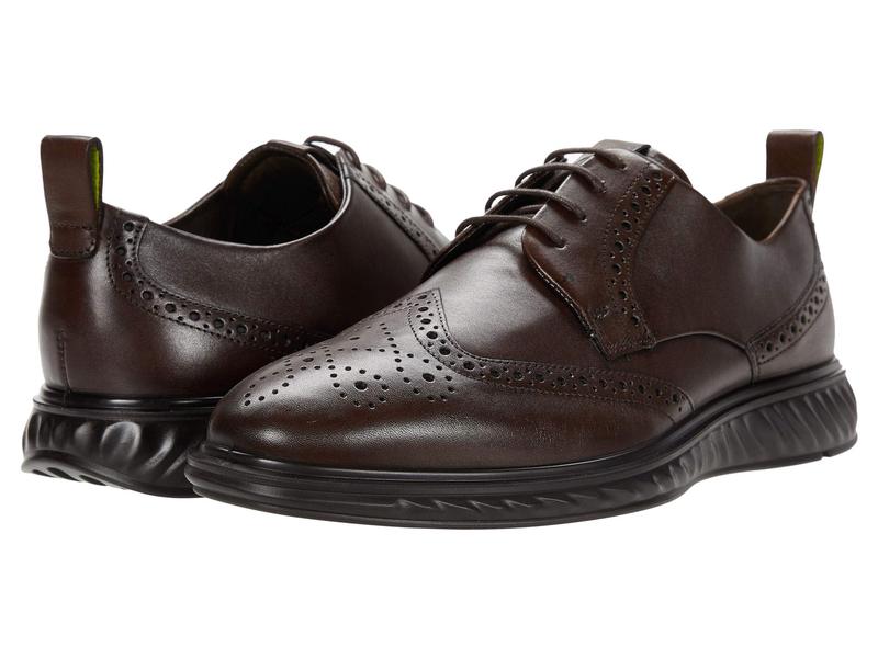 お歳暮 エコー メンズ オックスフォード シューズ St 1 Hybrid Lite Brogue Cocoa Brown 新しい到着 Indiabraids Com