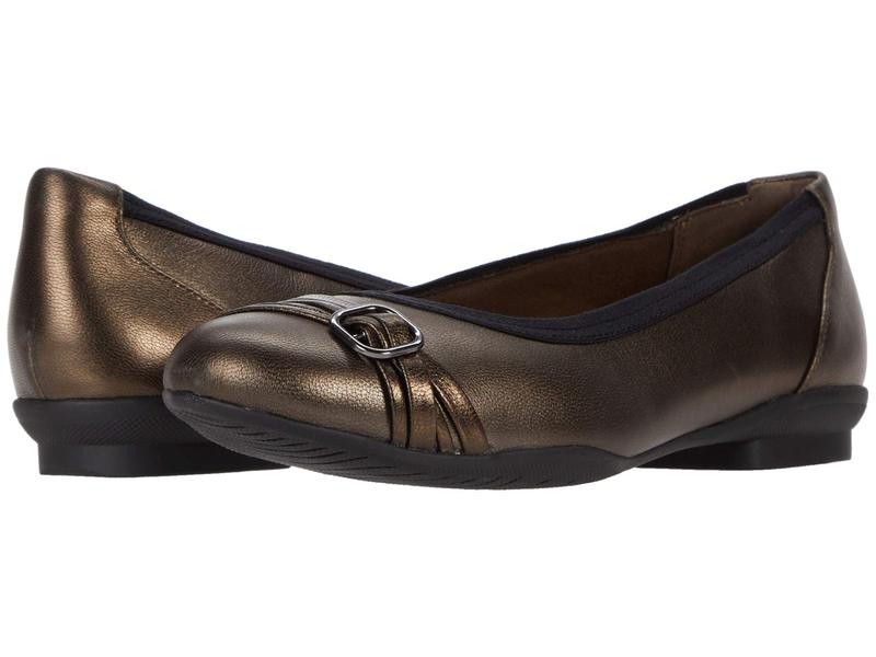 アウトレット送料無料 クラークス レディース サンダル シューズ Sara Tulip Metallic Leathe 激安ブランド Www Consulacam Marseille Fr