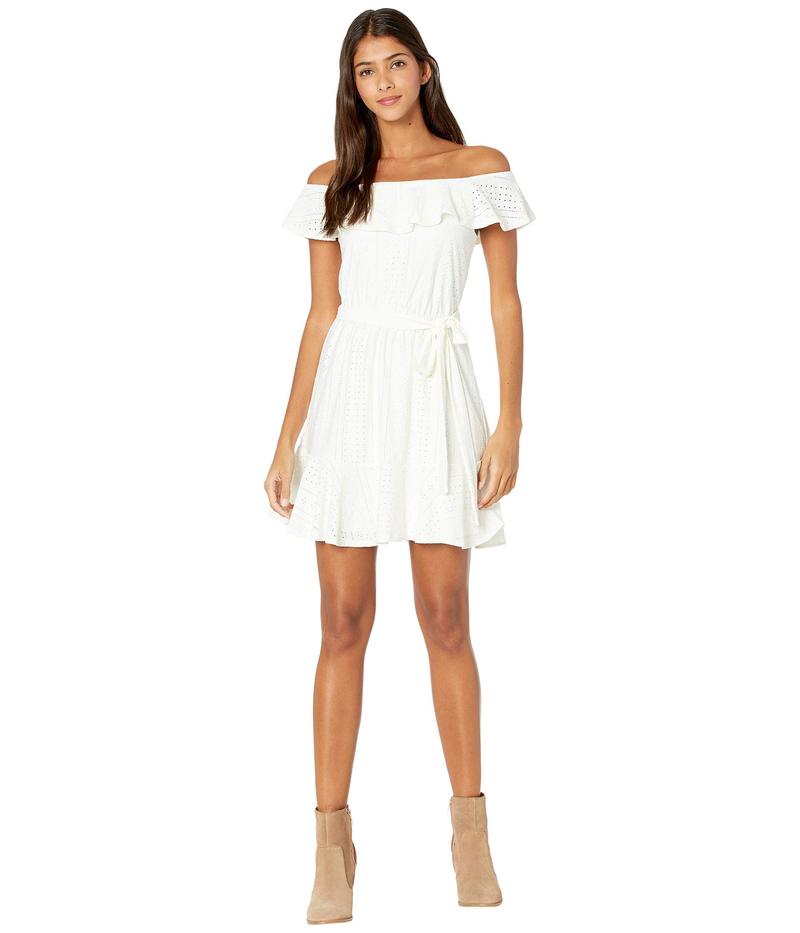 レディースファッション ワンピース トップス ワンピース レディース bジェネレーション Day White Optic Ttc Dress Woven Sleeve Short 超目玉枠