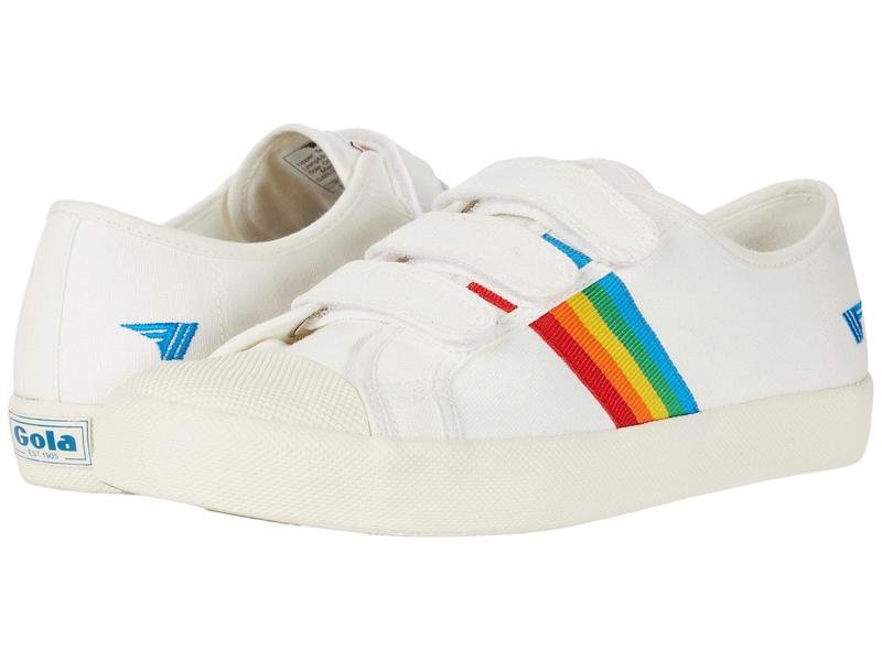 今月限定 特別大特価 楽天市場 ゴラ レディース スニーカー シューズ Coaster Rainbow Velcro Off White Multi Revida 楽天市場店 安い購入 Upperbrooklin Com Br