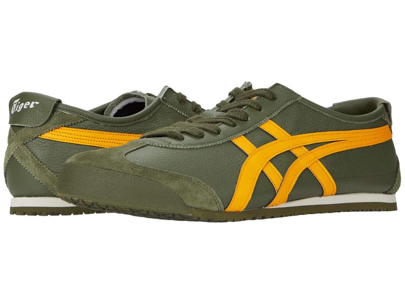 速くおよび自由な シューズ スニーカー メンズ オニツカタイガー Mexico Green Ambe Smog 66 07 Smoggr Spmau Ac In