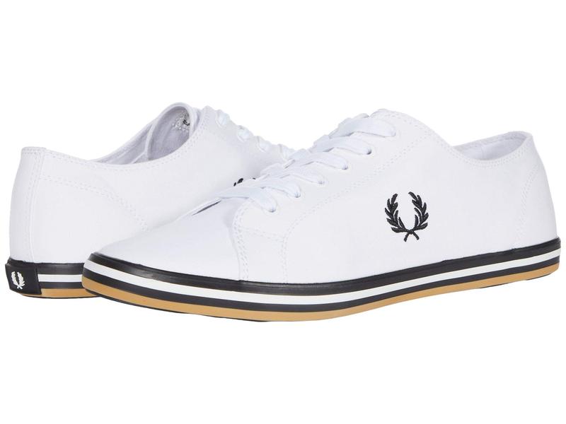 サイズ交換無料 White Black Kingston シューズ メンズ スニーカー メンズ フレッドペリー Twill Twill メンズ靴 White Black Revida スニーカー フレッドペリー 送料無料 シューズ Kingston 店