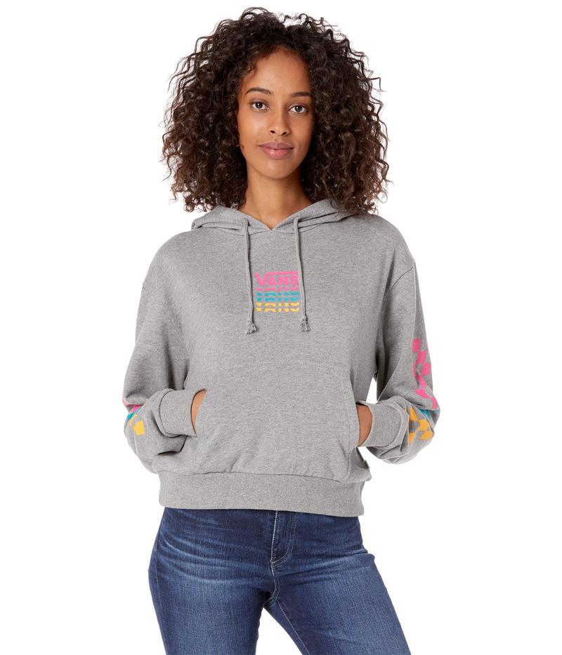 メーカー再生品 Heather Grey Hoodie Check Word アウター パーカー スウェット レディース バンズ パーカー Www Call2inspect Net