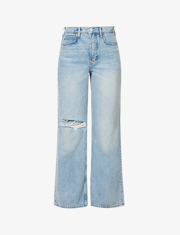 日本最大の フレーム レディース デニムパンツ ボトムス Denim cropped