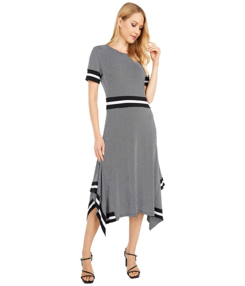 爆買い レディース マイケルコース ワンピース Black White Dress T Shirt Houndstooth トップス 09 Blackw Bhavaspa Com