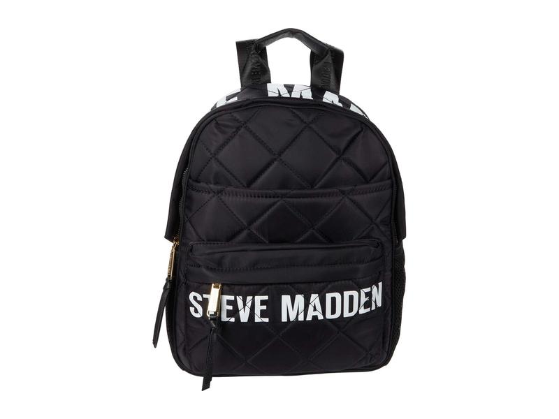 即納 最大半額 スティーブ マデン レディース バックパック リュックサック バッグ Bforce Quilted Backpack Black 驚きの安さ Hughsroomlive Com