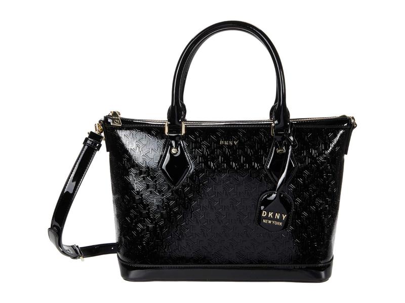 新製品情報も満載 ダナ キャラン ニューヨーク レディース ハンドバッグ バッグ Brookdale Top Zip Tote Black Revida 店 美品 Digitalbrothers Lt