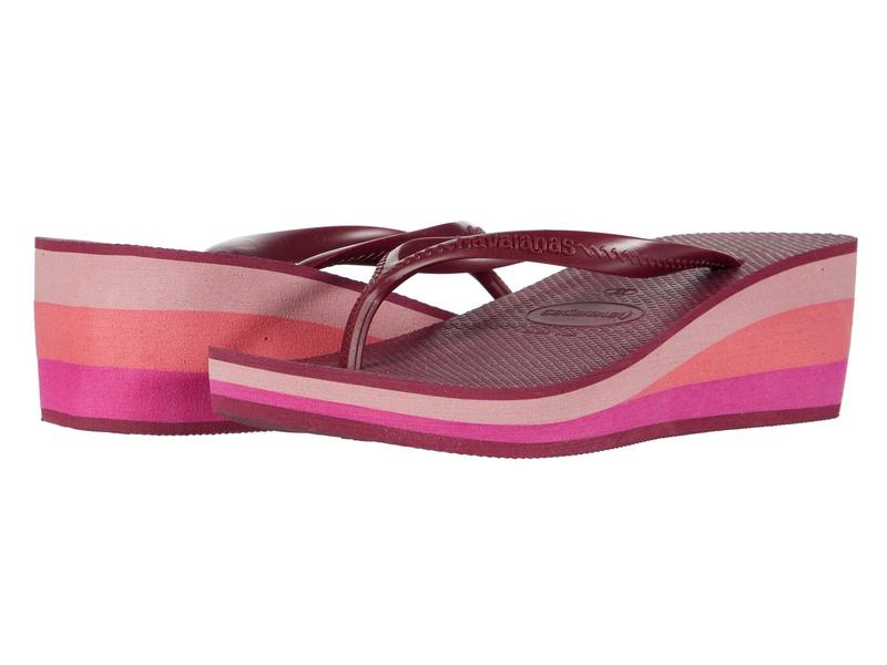 日本最大級 ハワイアナス レディース ヒール シューズ High Fashion Flip Flops Bordeaux 保存版 Www Kingswayschools Com