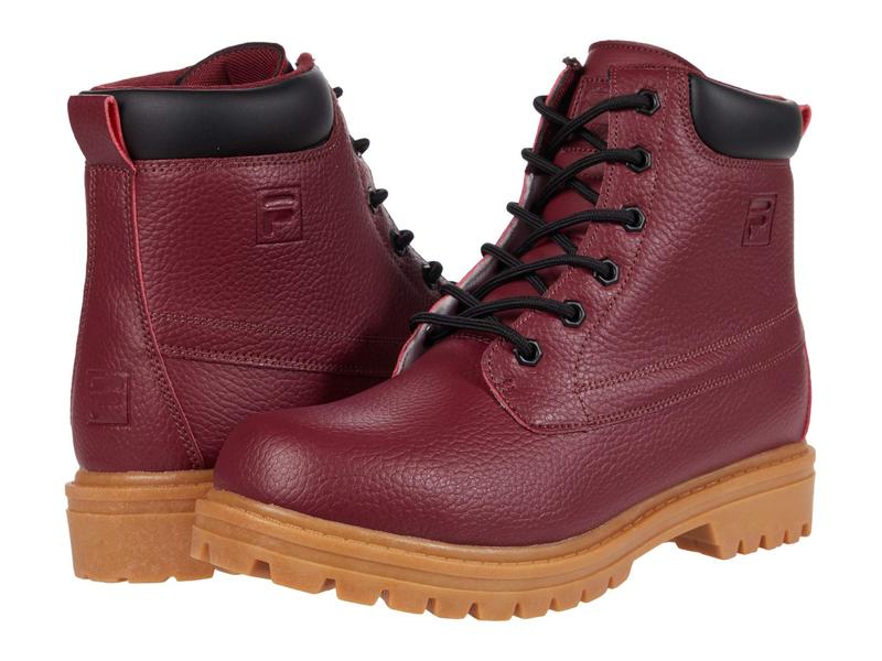 最も優遇 フィラ メンズ ブーツ レインブーツ シューズ Edgewater 12 Pb Tawny Black Gum 代引不可 Tiqs Com Br
