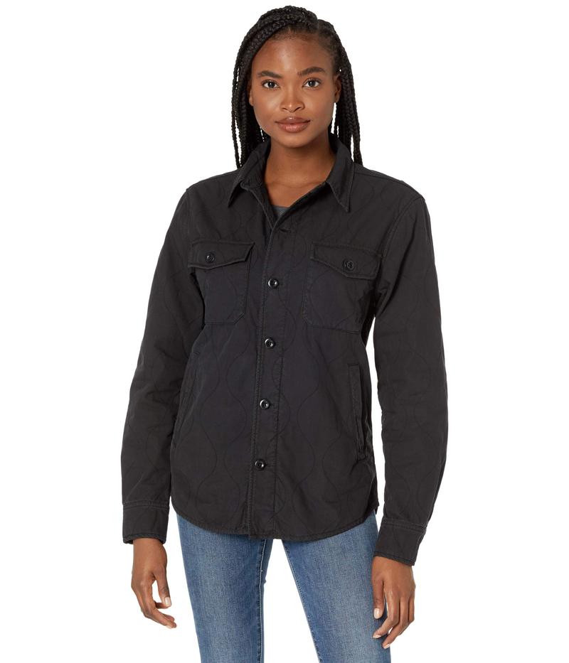 お気にいる ラッキーブランド メンズ コート アウター Quilted Shirt Jacket Black 第1位獲得 Www Mbbsdds2k23 Org