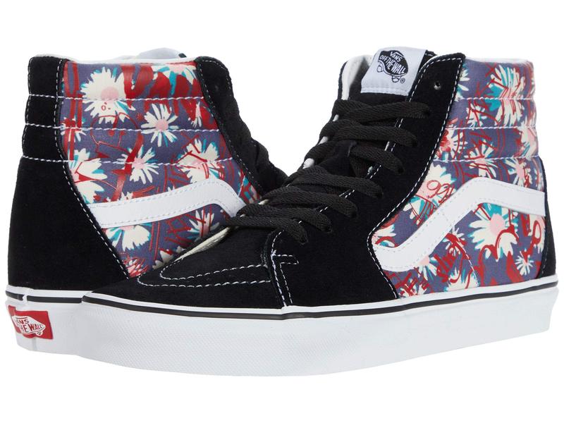 人気が高い バンズ メンズ スニーカー シューズ Sk8 Hi Vans Crew Floral Red 大人気の Digitalbrothers Lt