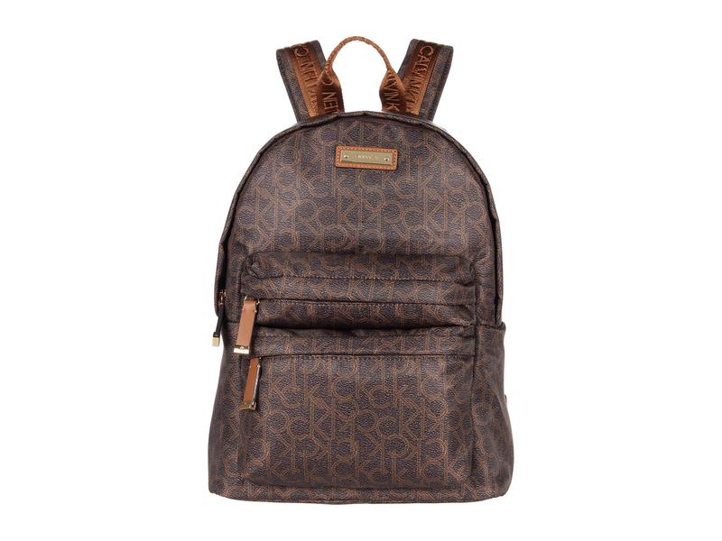 福袋セール カルバンクライン レディース バックパック リュックサック バッグ Nylon Backpack Brown Khaki Photoprint 豊富なギフト Qchfoundation Ca