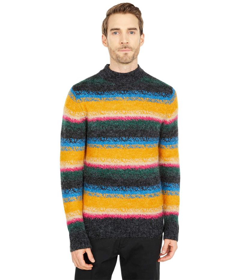 かわいい Scotch スコッチandソーダ And Combo Sweater Crewneck Cotton Organic Stripe トップス ニット セーター メンズ Soda その他ニット セーター Sutevalle Org