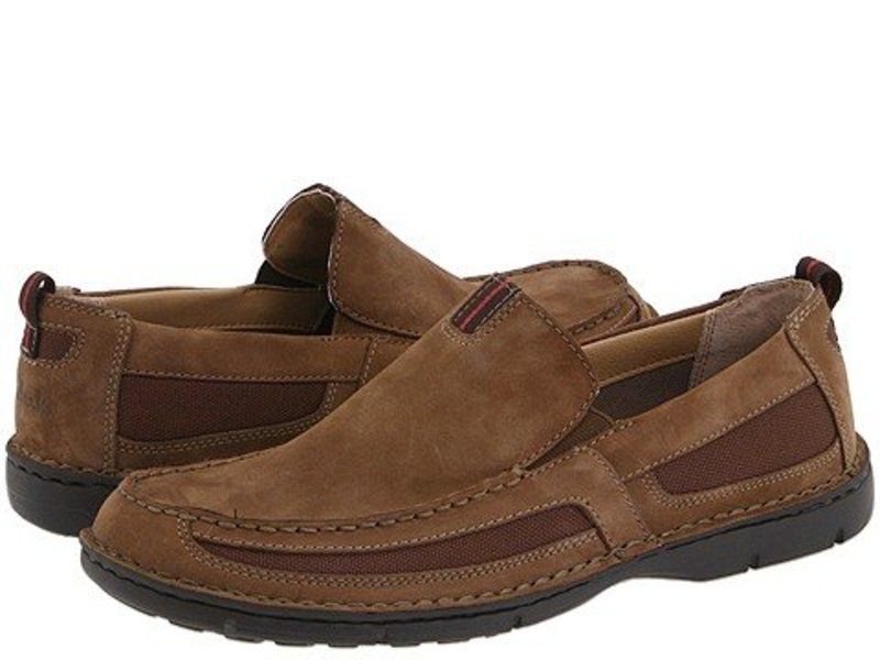 クラークス メンズ スリッポン ローファー シューズ Lambeth Brown Nubuck Budapestismine Com