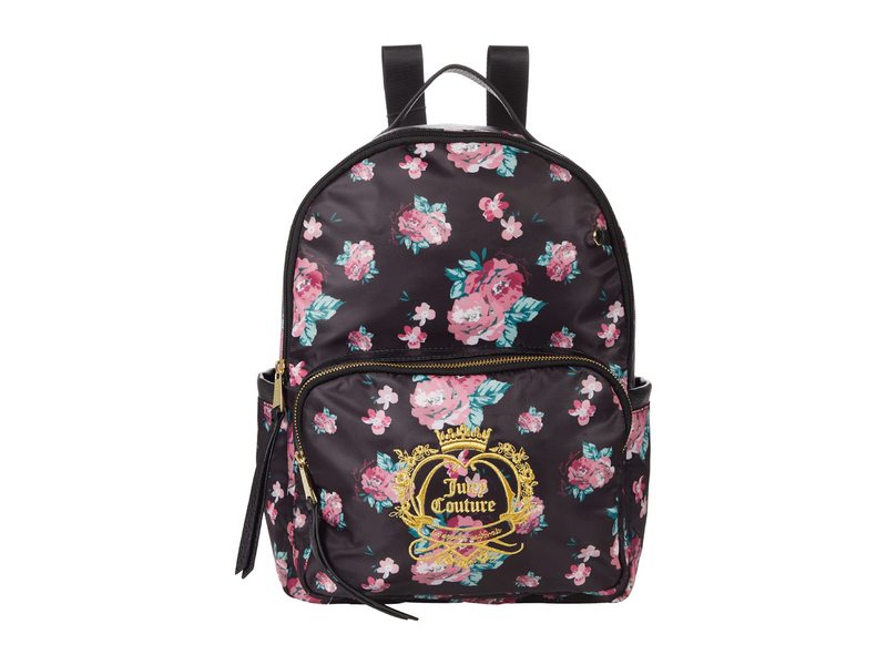 ジューシークチュール レディース ナップサック リュック 鞄 Troop Beverly Hills Backpack Black Rose 送料無料 号数差し換える無料 ジューシークチュール レディース バッグ バックパック リュックサック Black Rose Klubwino Pl