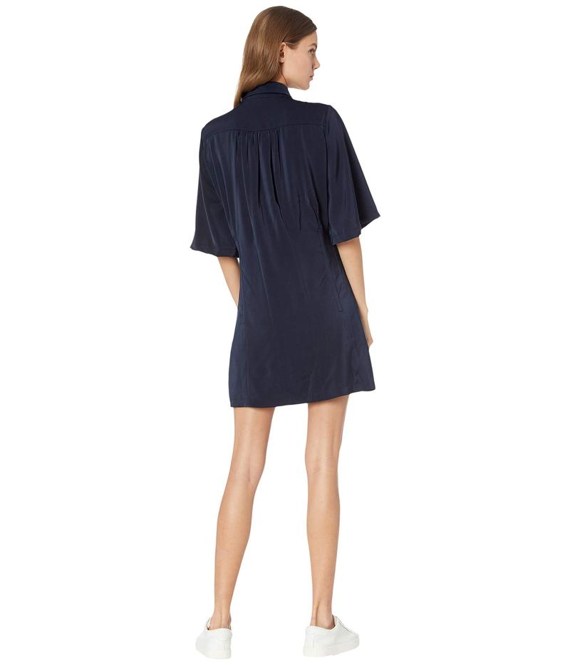 ビショップアンドヤング レディース ワンピース トップス Beautility Shirtdress Navy Sgcc Bm