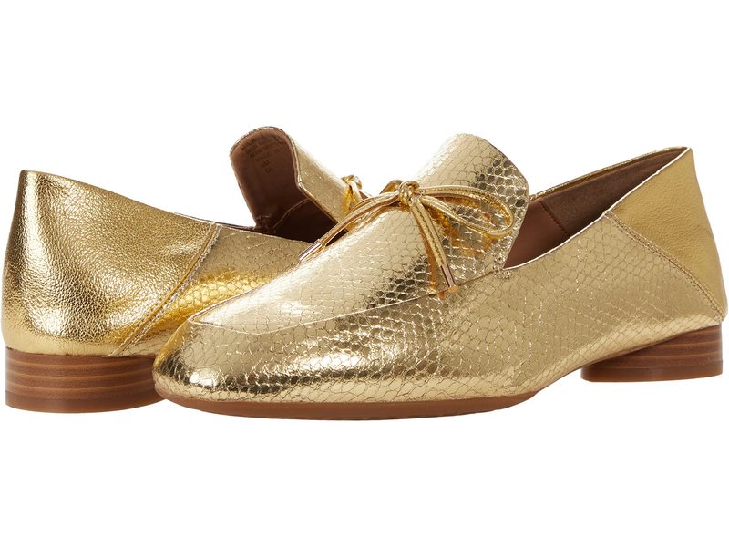 エアロソールズ レディース スリッポン ローファー シューズ Mila Gold Fabric Jaquemeng Com