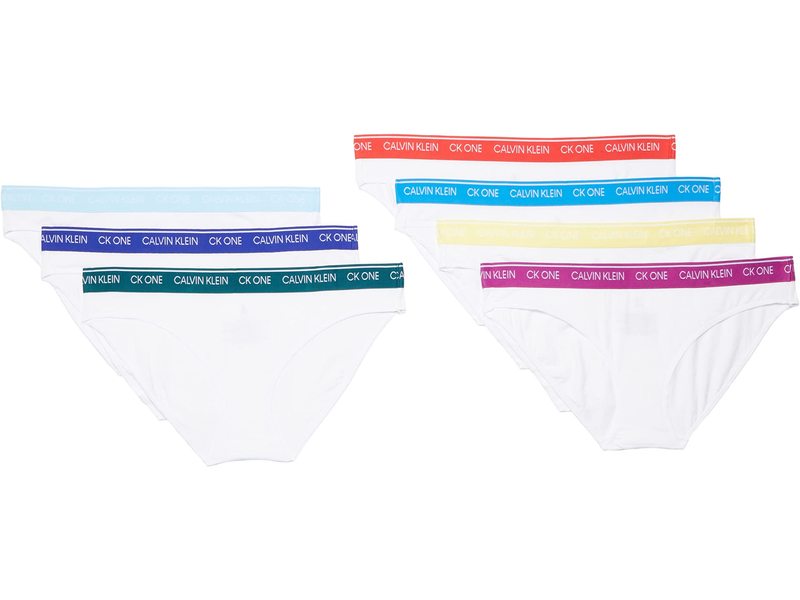 カルバン クライン アンダーウェア レディース パンツ アンダーウェア One 7 Days Of The Week Bikini 7 Pack White Bodies Blue Flannel Maya Blue Pop Yellow Plump Plum Deep S Bullpadel Cl
