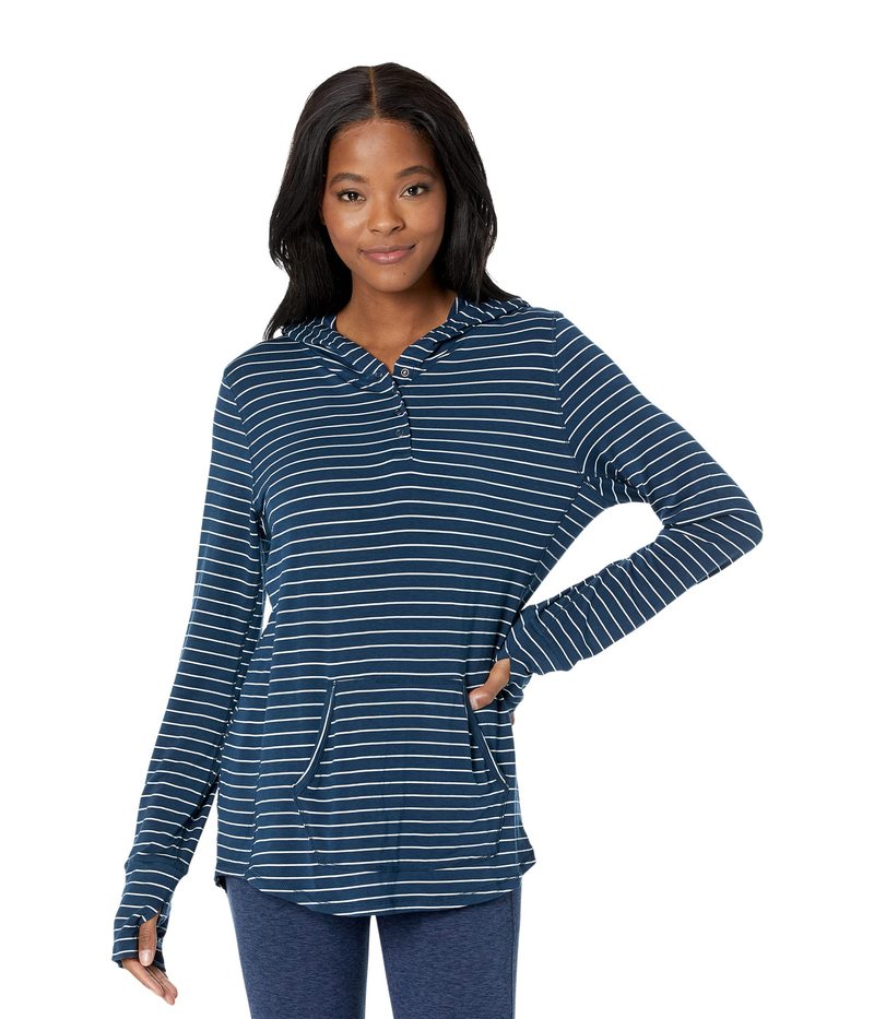 プラーナ レディース パーカー・スウェット アウター Sol Protect Hoodie Nautical Stripe